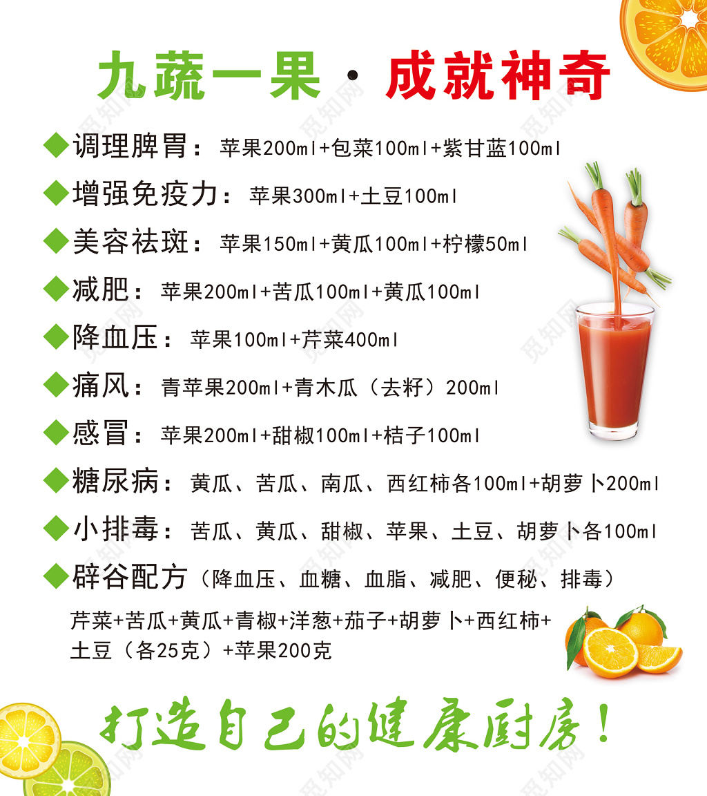 简洁新鲜果蔬水果蔬菜宣传特惠海报