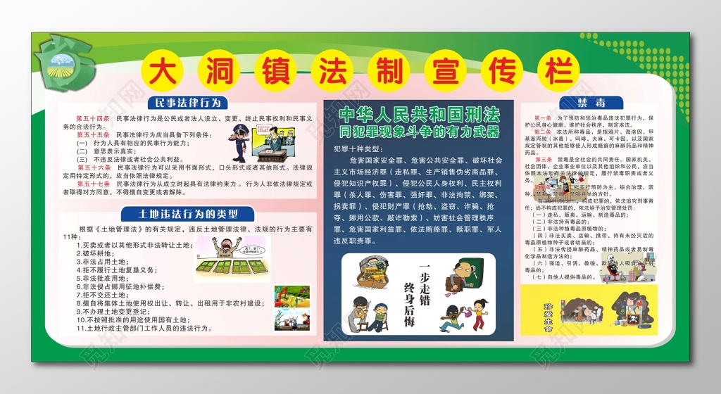 法制宣传栏法律小知识