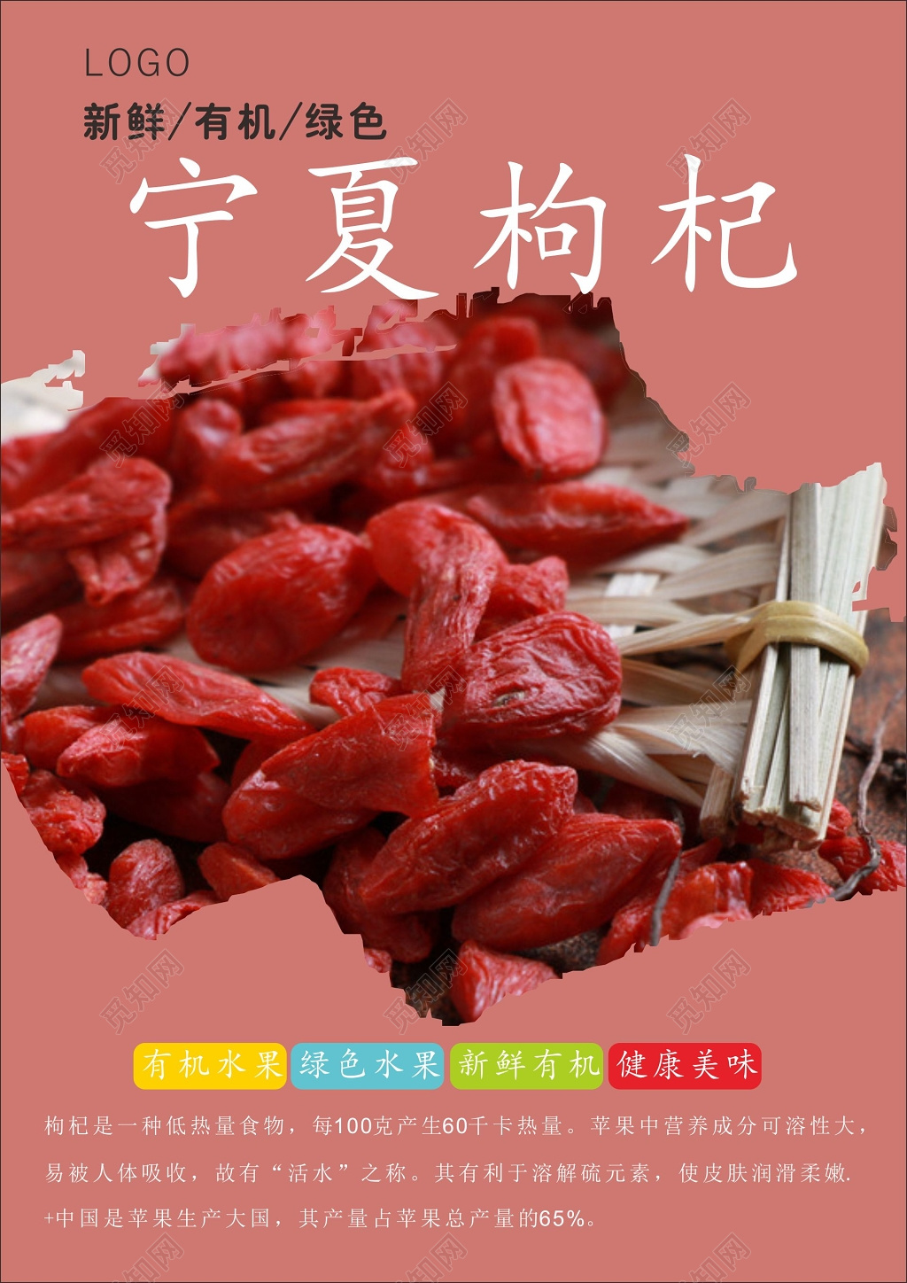 枸杞海报宁夏枸杞简介