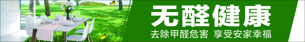 甲醛去除危害装修污染安家幸福无醛健康绿色海报模板