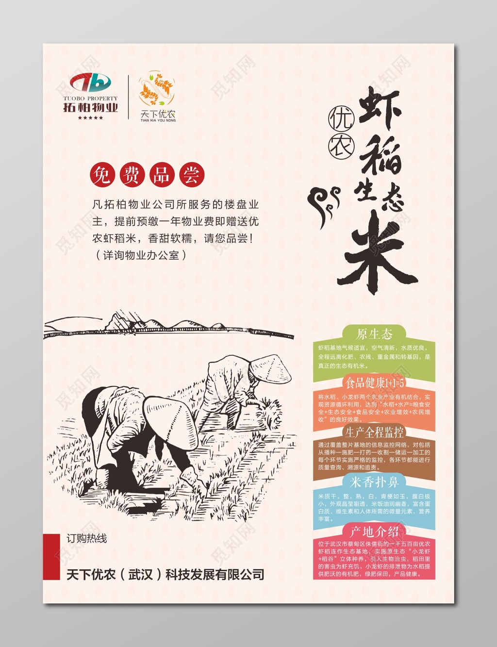 大米海报免费品尝活动海报