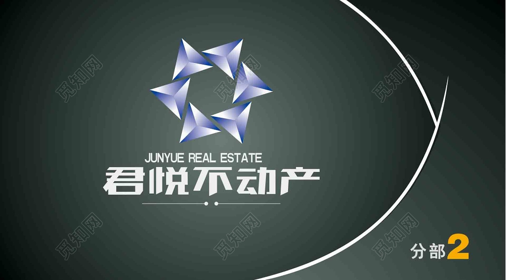 不动产中介名片模板