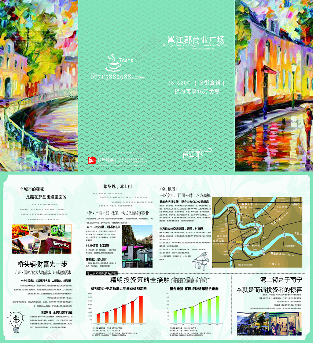 商业广场商铺投资详情宣传单