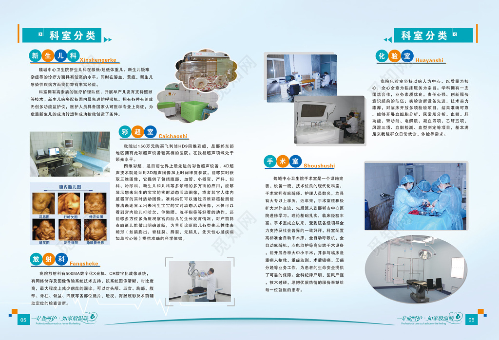 医院科室分类设计