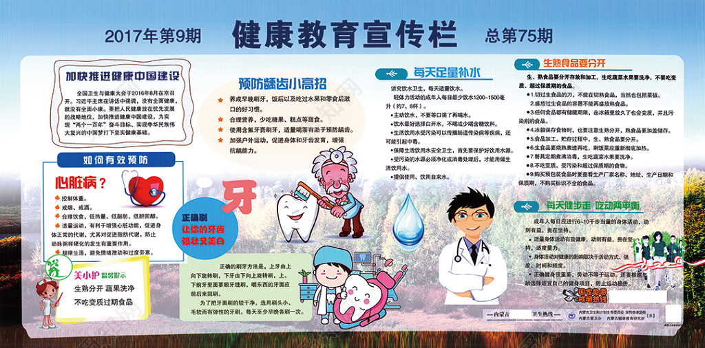 全民 健康 生活方式 健康生活方式 展板设计 展板 健康展板