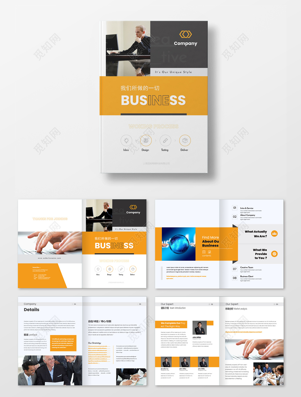 公司介绍整套科技画册企业宣传册招商画册设计排版