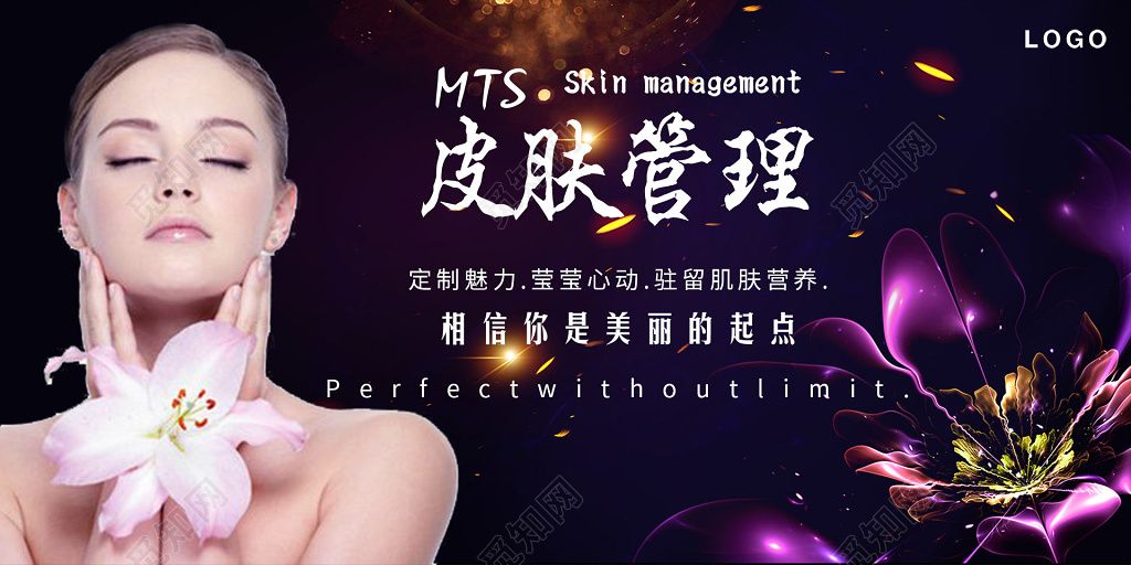 美容皮肤管理展板