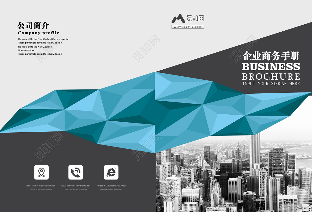 企业文化公司文化商务手册画册宣传封面素材