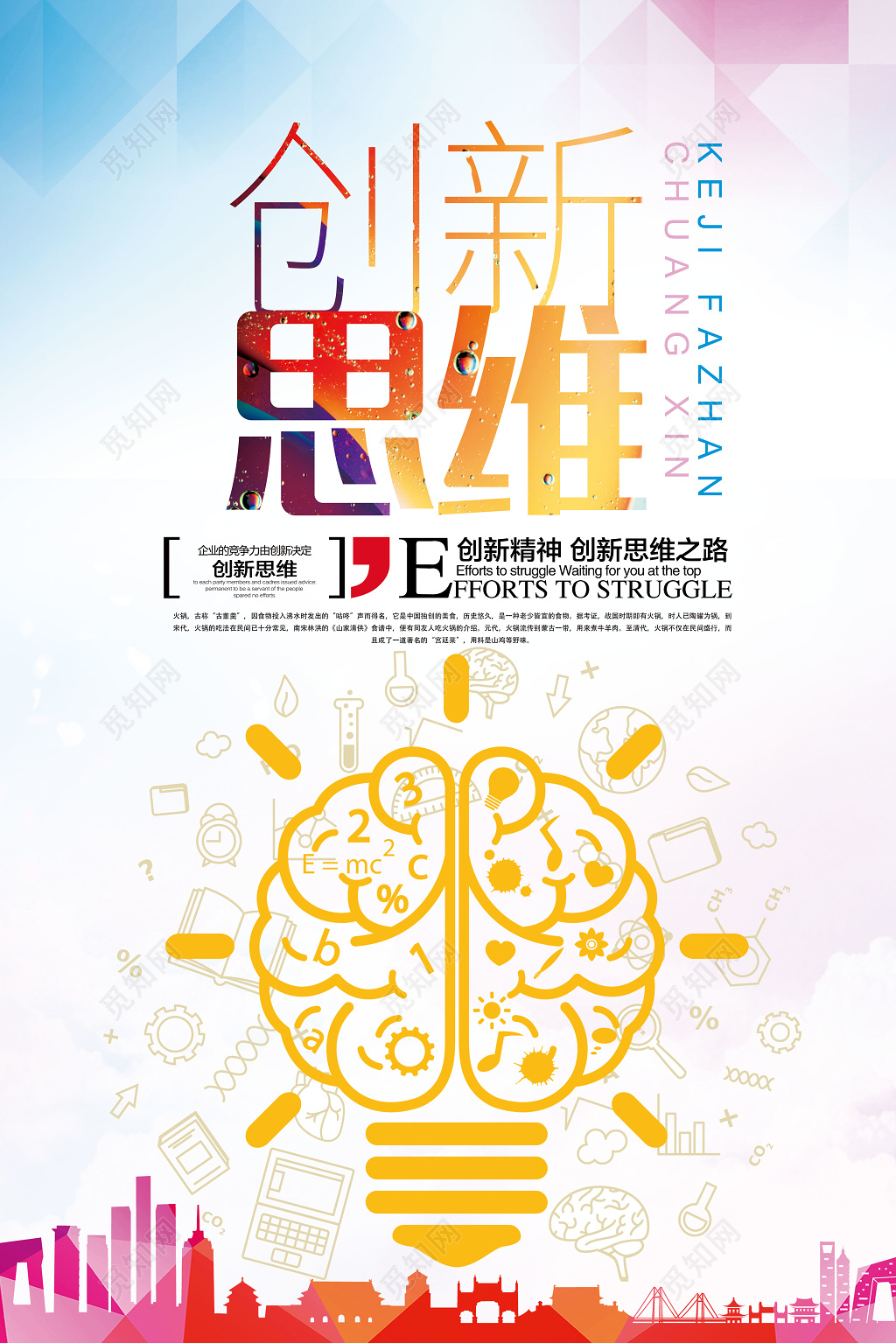 企业文化公司文化励志创新思维宣传标语