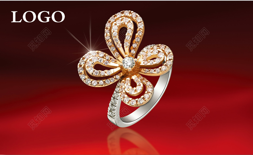 钻石图案婚庆婚介名片 