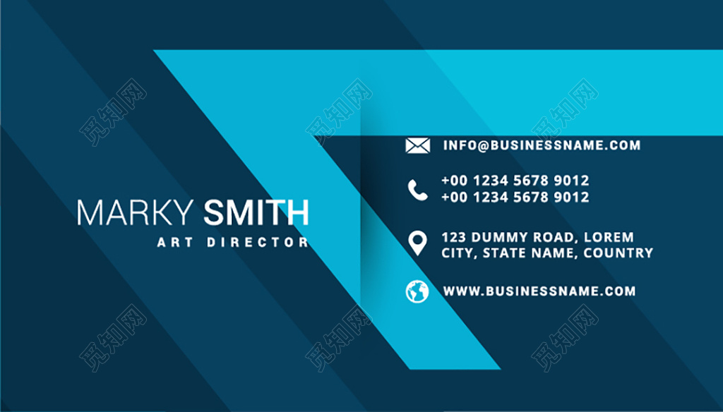 个性名片简约彩色商务名片