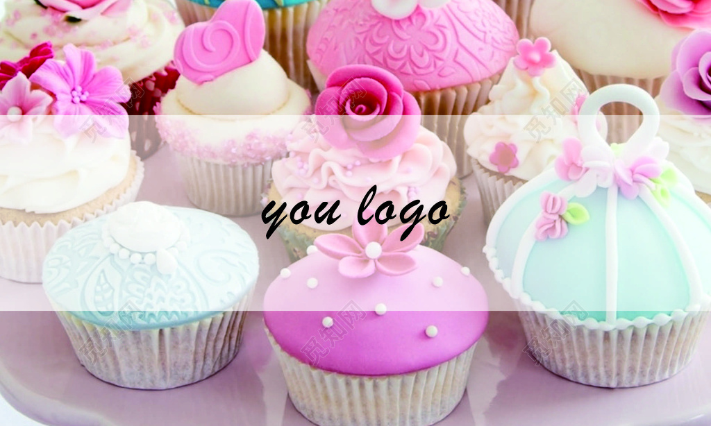 蛋糕名片美味简约名片设计模板