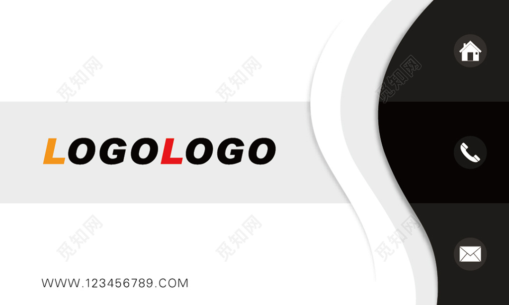 创意名片黑白灰高档名片