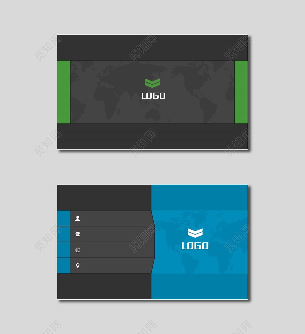 高端名片简约时尚排版设计