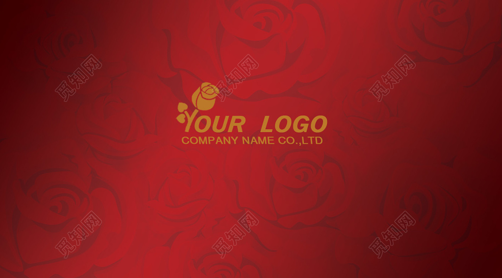 婚庆名片婚礼策划红色喜庆设计模板