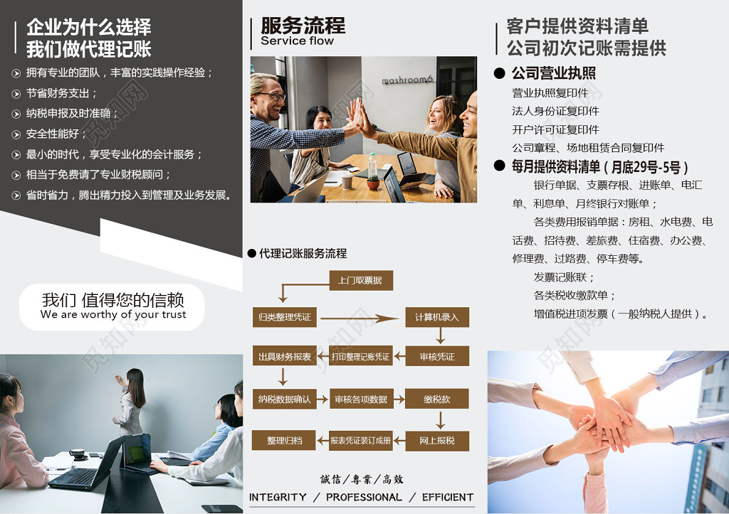 商务企业文化公司简介公司宣传产品三折页