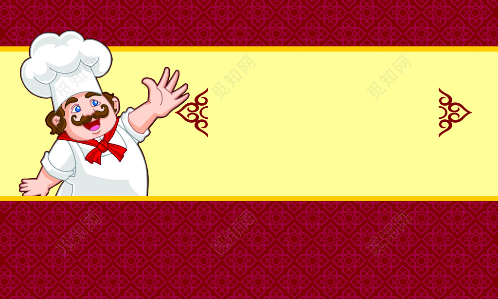 快餐小炒名片模板