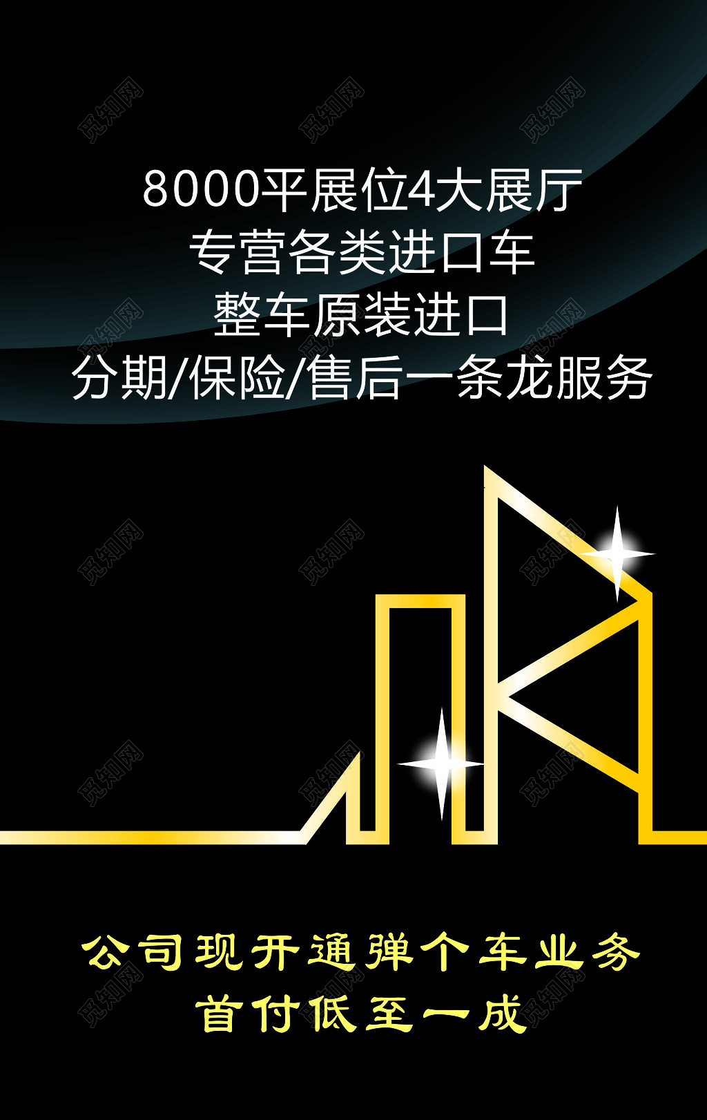 进口车商贸有限公司名片