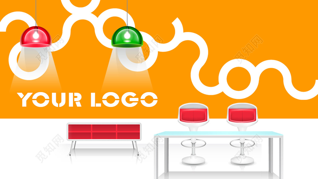 时尚酷炫白色商务个人家装名片