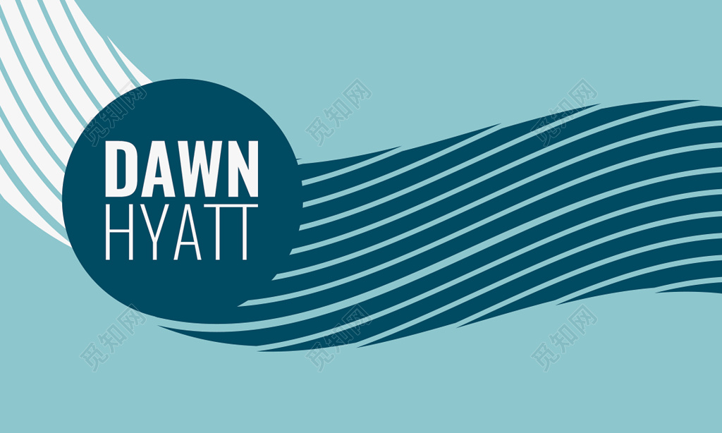 创意清新时尚名片