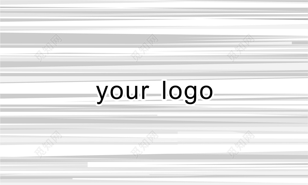 地板名片简约灰色条纹名片