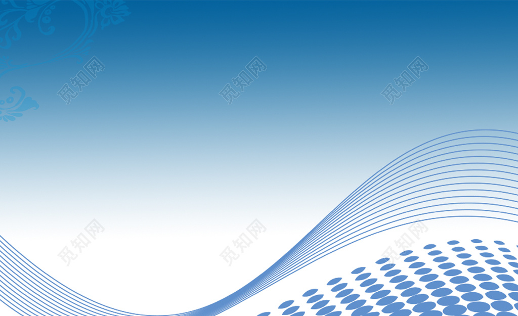 名片背景蓝白色花纹斑点简约名片设计模板