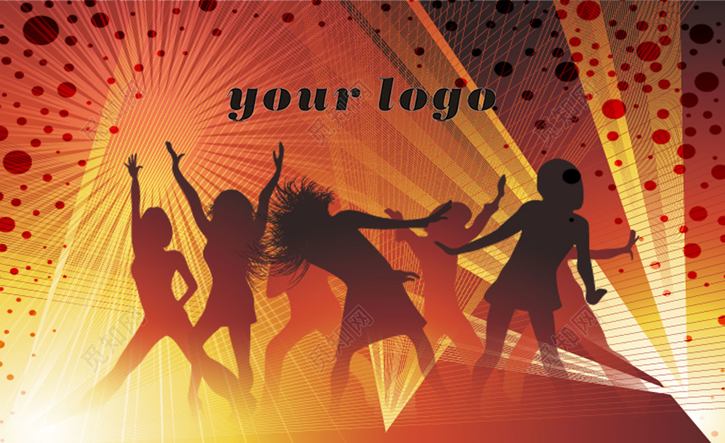 酒吧名片斑点时尚名片名片设计模板