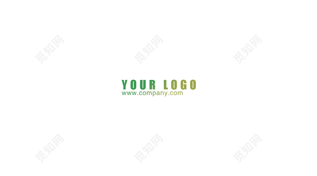 简约潮流绿色个人商务渐变名片