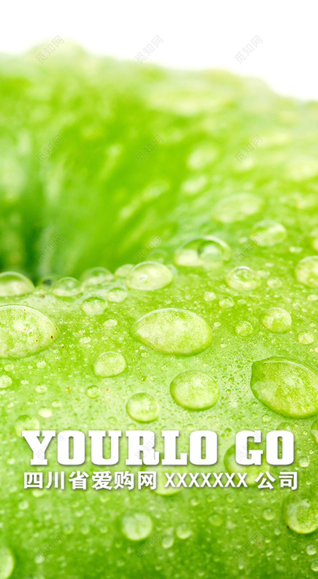 水果店名片绿色清新名片设计模板