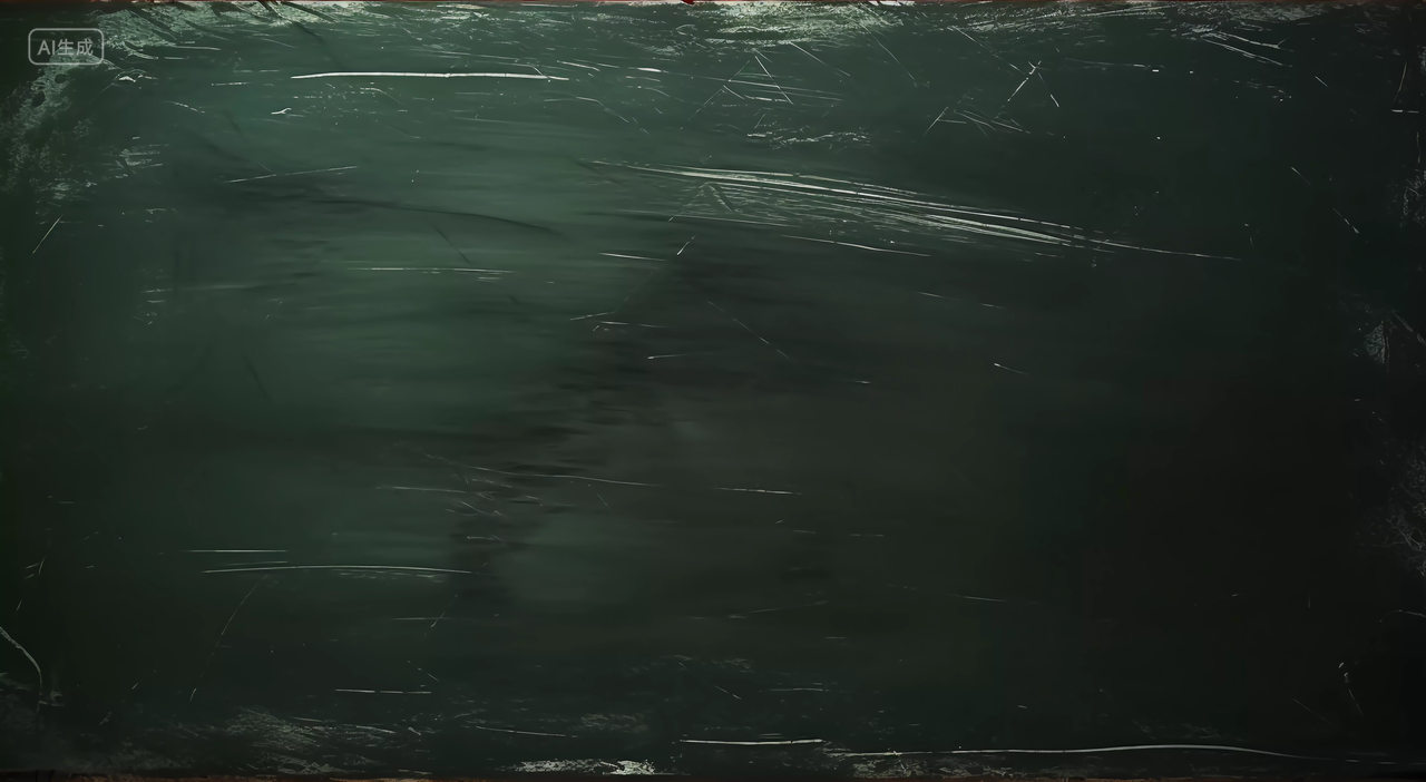 黑板的背景纹理黑板擦的痕迹开学季教室校园老师用来给学生上课教育的黑板