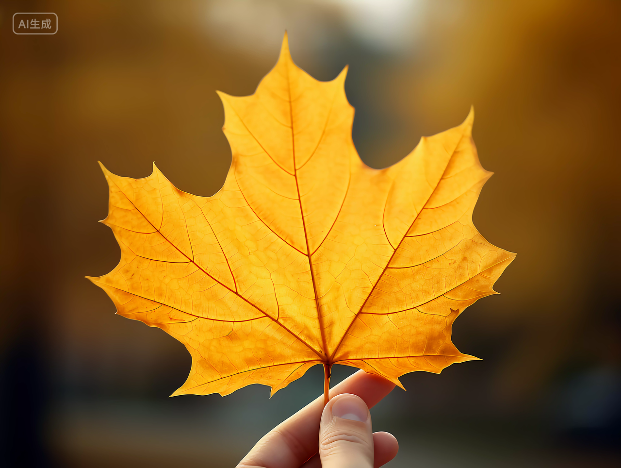 一只手拿着一片黄色梧桐叶秋天深秋的梧桐树梧桐叶法国梧桐浪漫壁纸