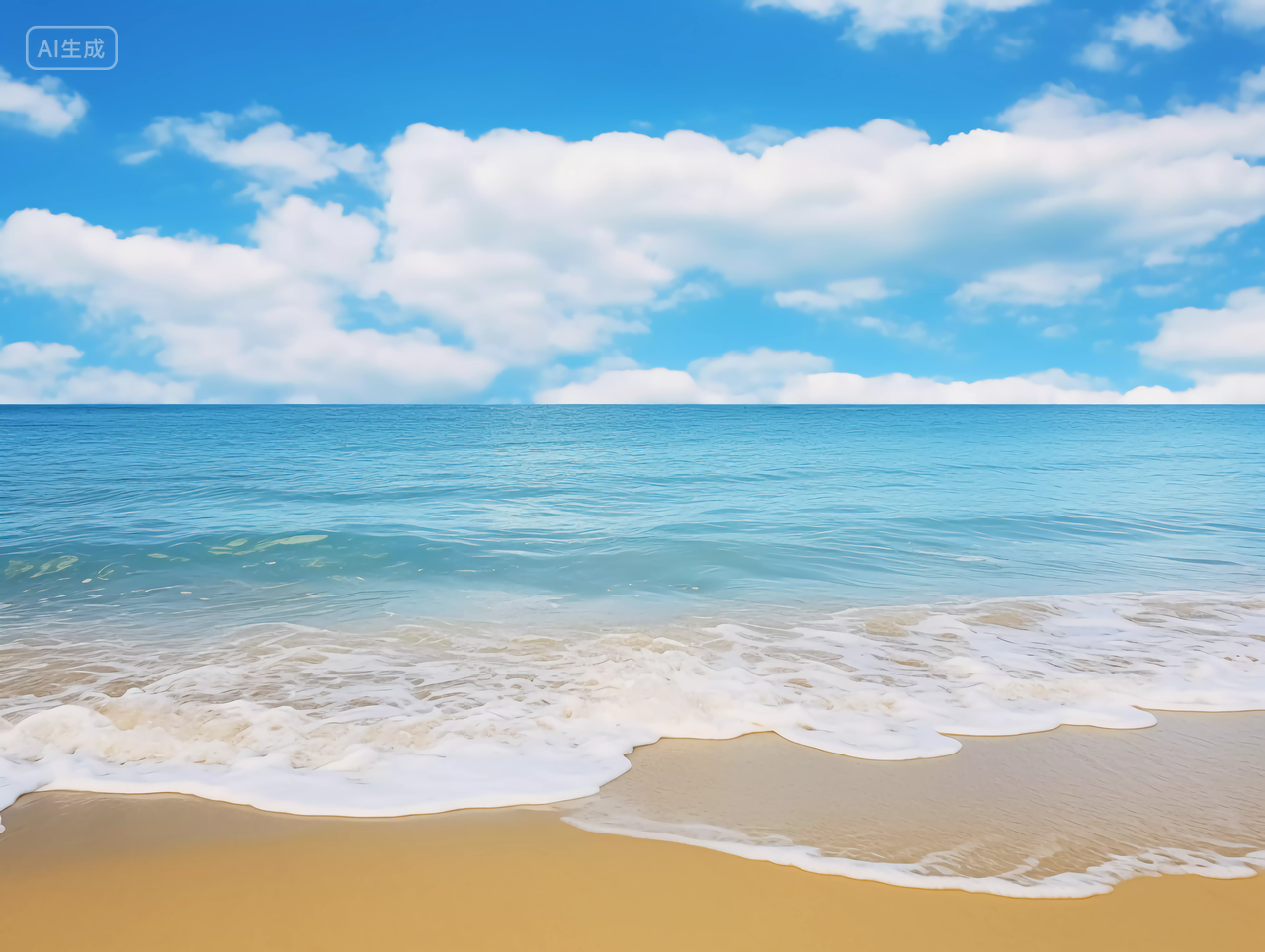 大海电脑壁纸清新海边背景风景旅游度假宣传大海海滩正面沙滩