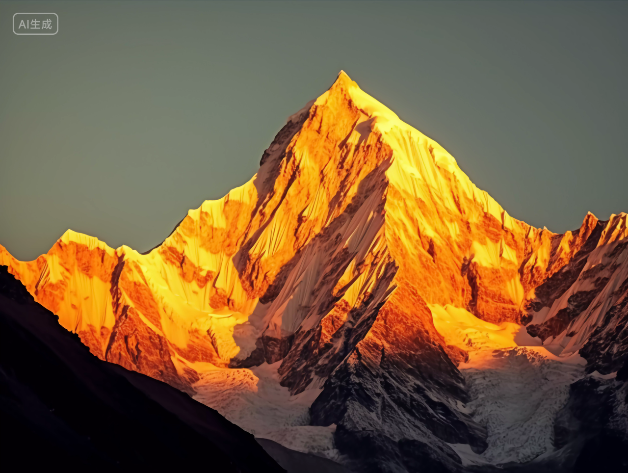 日照金山山风景自然风景自然风光清新唯美壁纸