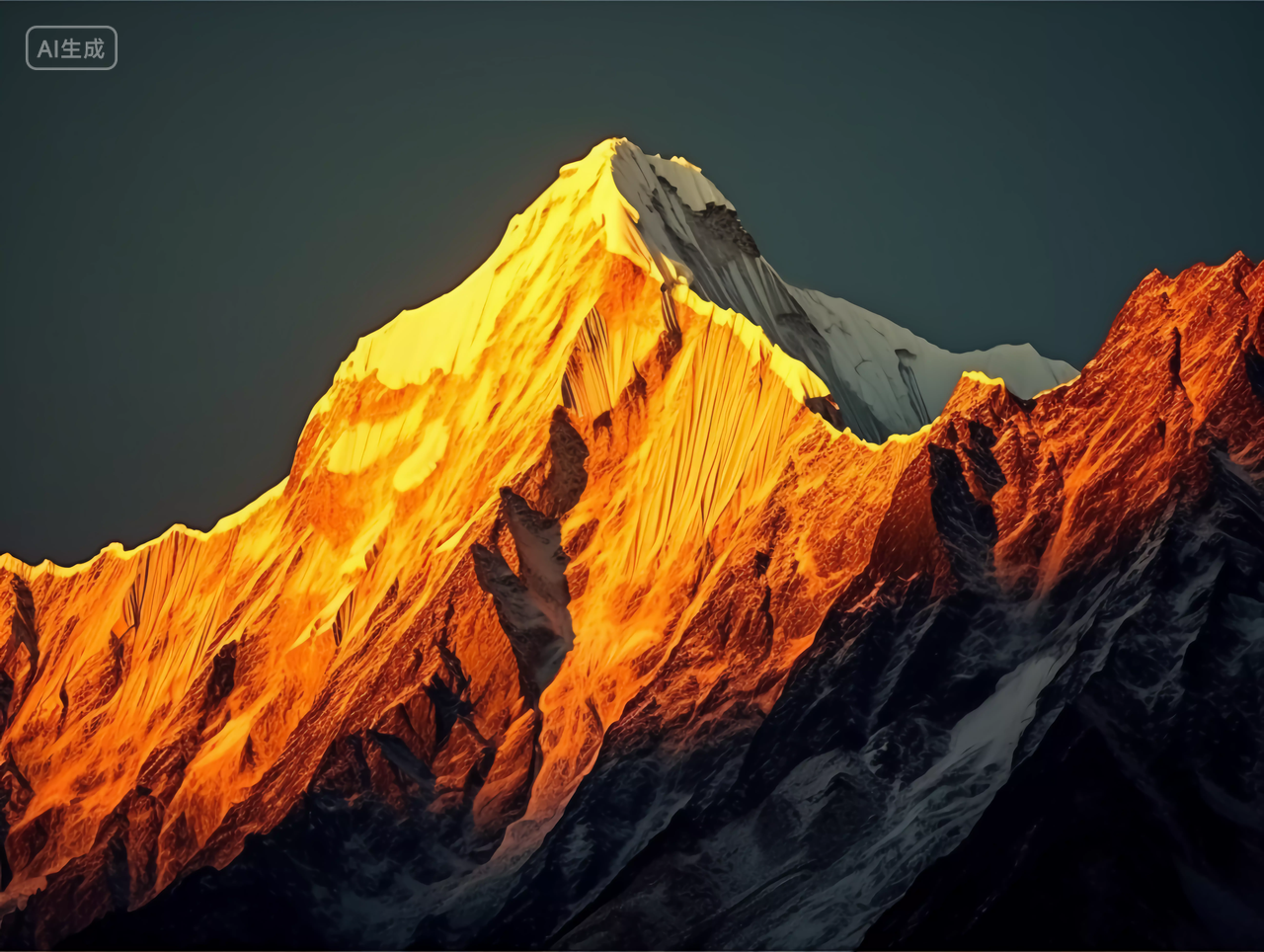 日照金山山风景自然风景自然风光清新唯美壁纸