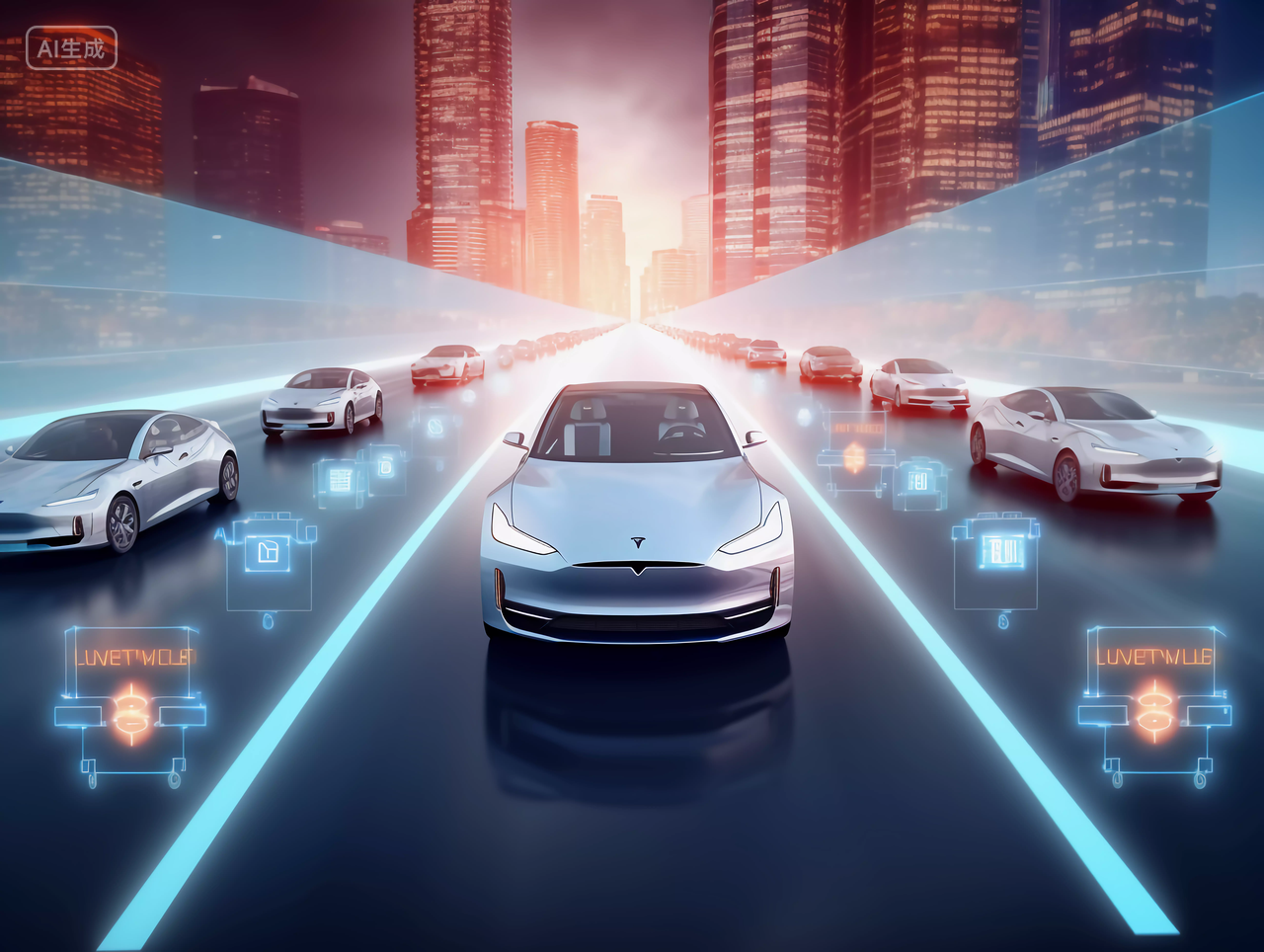 智慧城市交通汽车科技汽车自动驾驶汽车生活场景的应用