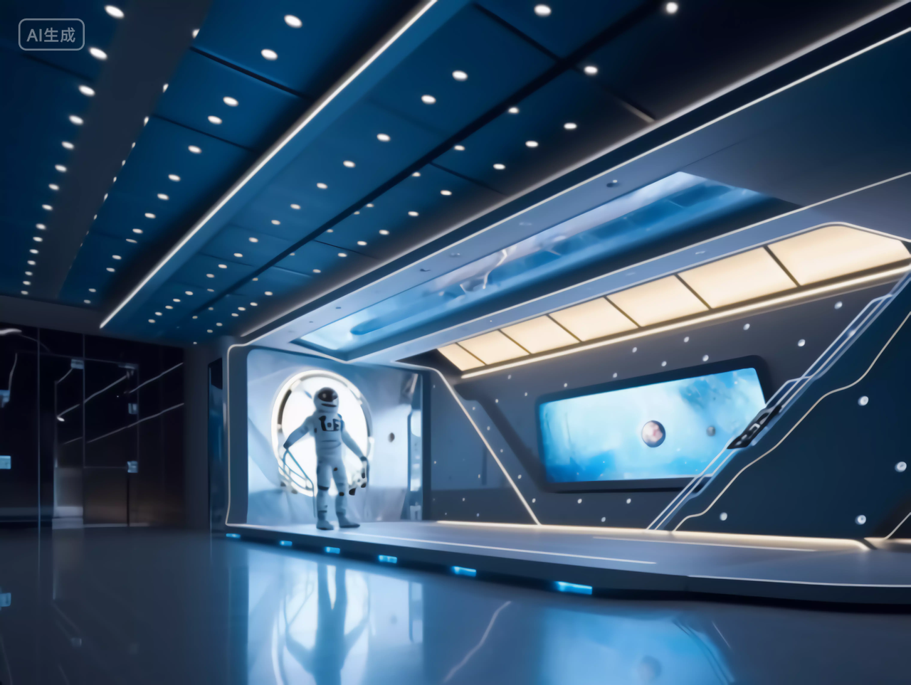 未来科技展厅太空宇宙元素展厅场景