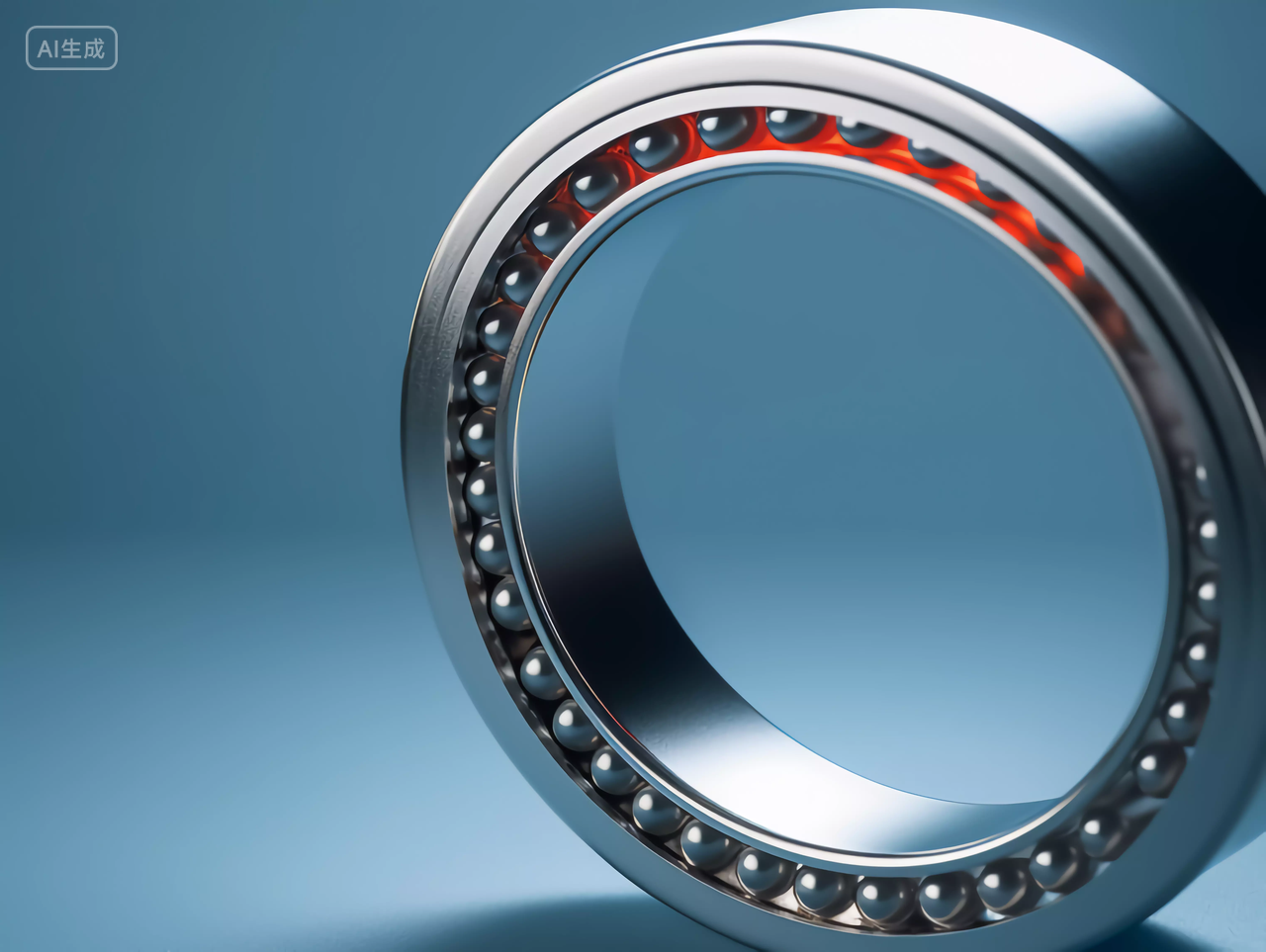 炫酷金属质感零部件科技圆环3D图