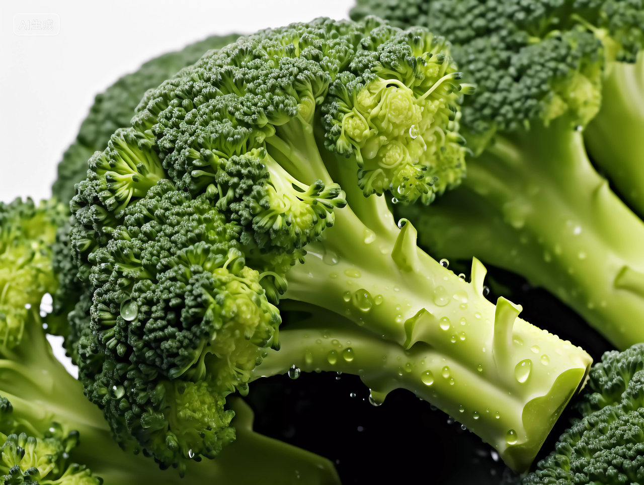 绿色新鲜的西兰花特写图新鲜蔬菜有机食品绿色蔬菜农作物