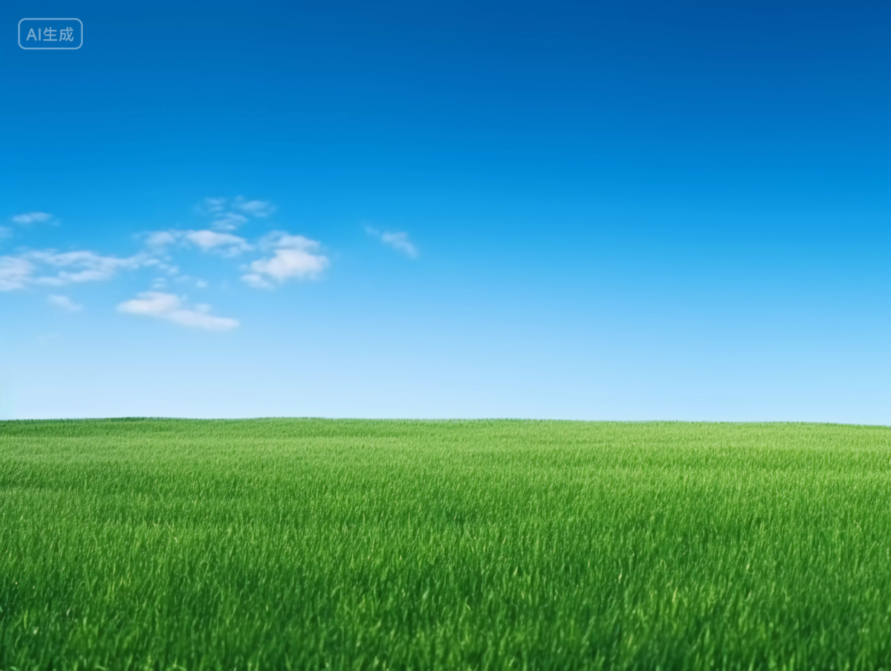 蓝天草原天空蓝色天空背景自然风景壁纸清新壁纸美丽的大自然