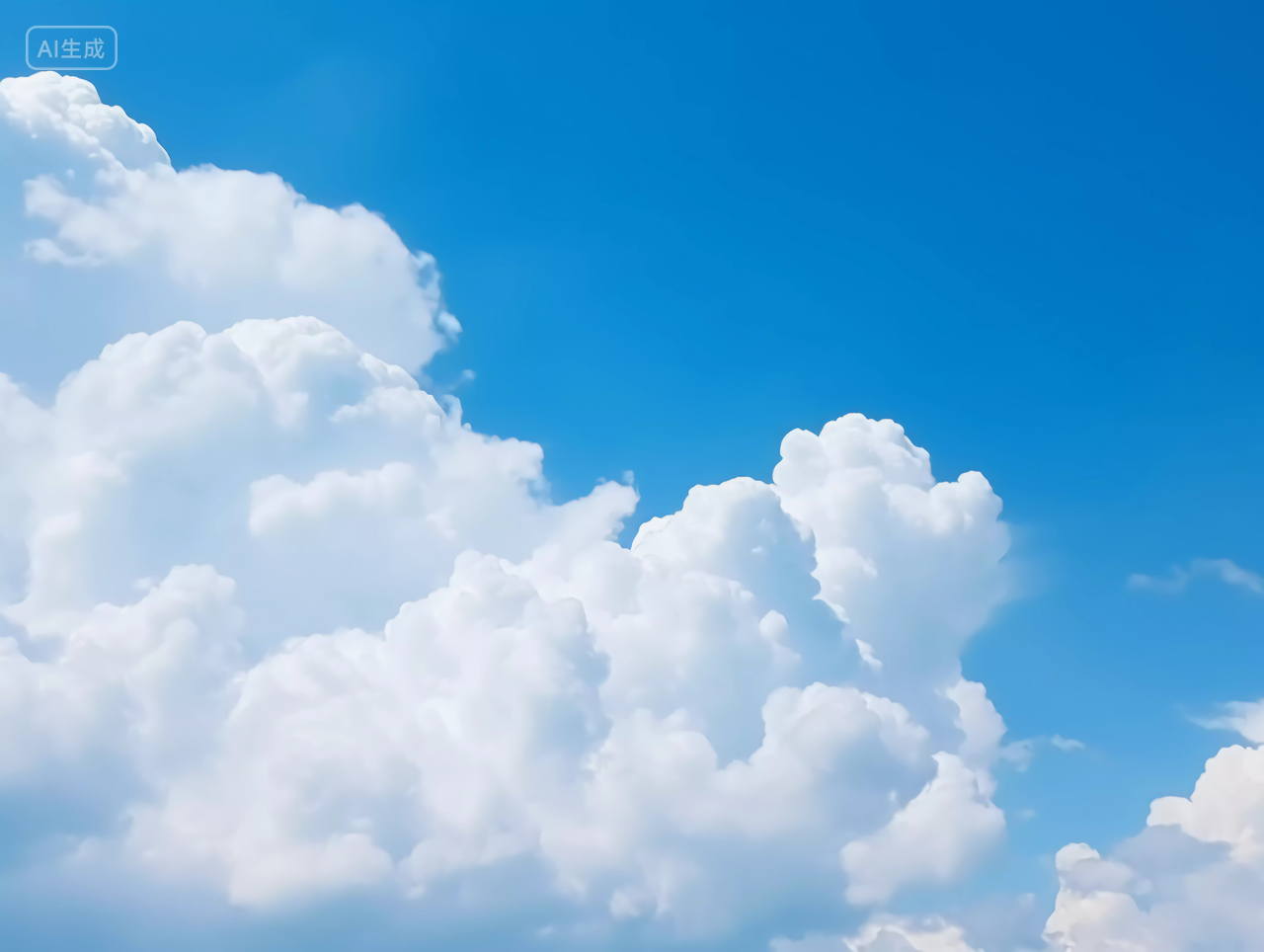 蓝天白云蓝天天空蓝色天空背景自然风景壁纸清新壁纸