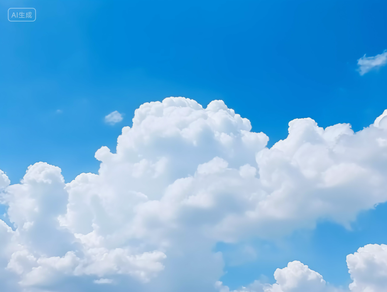 蓝天白云蓝天天空蓝色天空背景自然风景壁纸清新壁纸