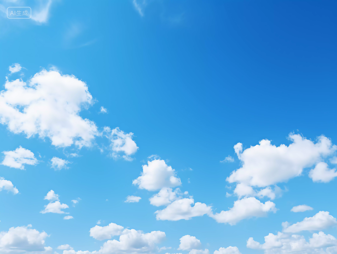 蓝天天空蓝色天空背景自然风景壁纸清新电脑壁纸