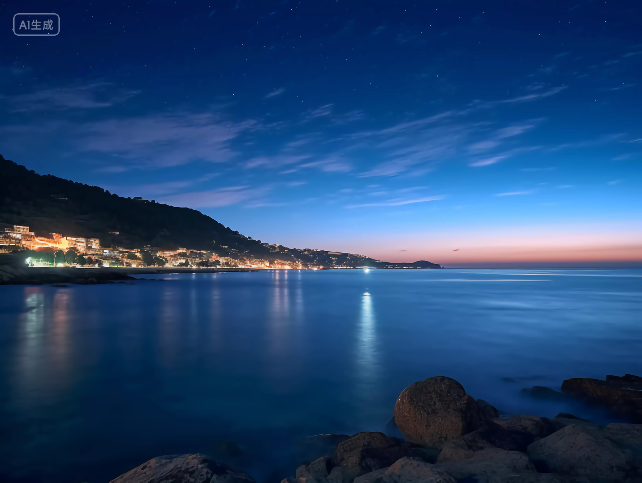 天空背景风景图星空夜晚天空