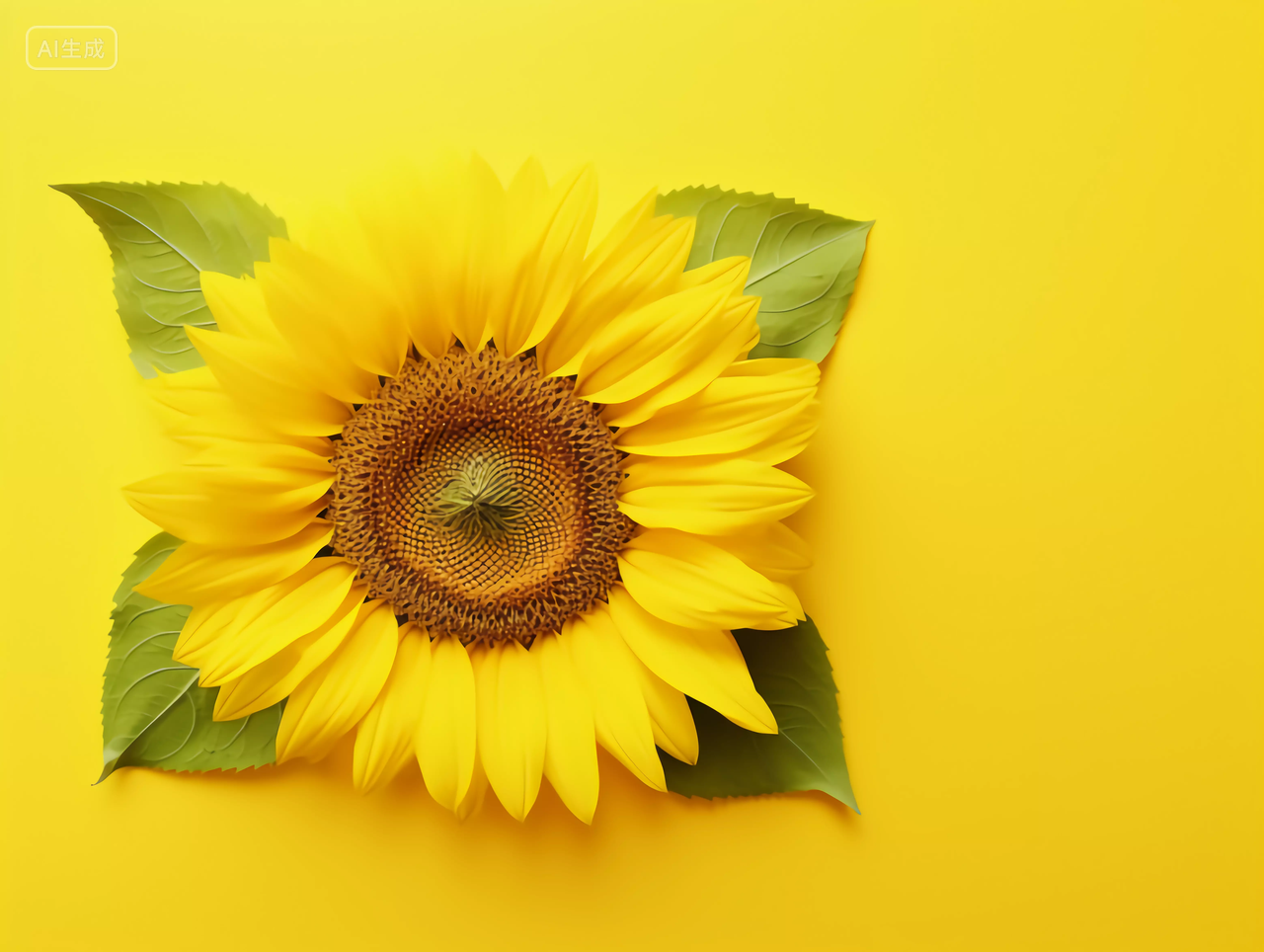 美丽花朵鲜花植物黄色背景向日葵壁纸