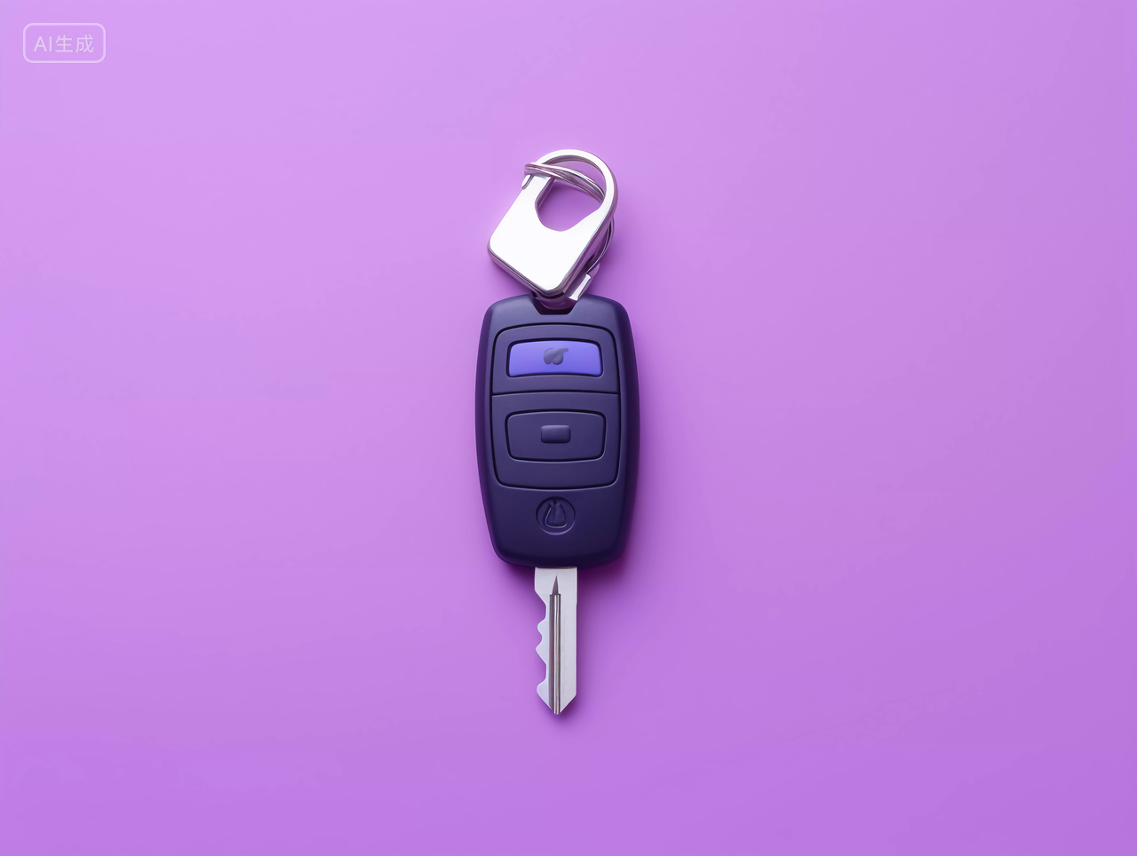 汽车钥匙特写图