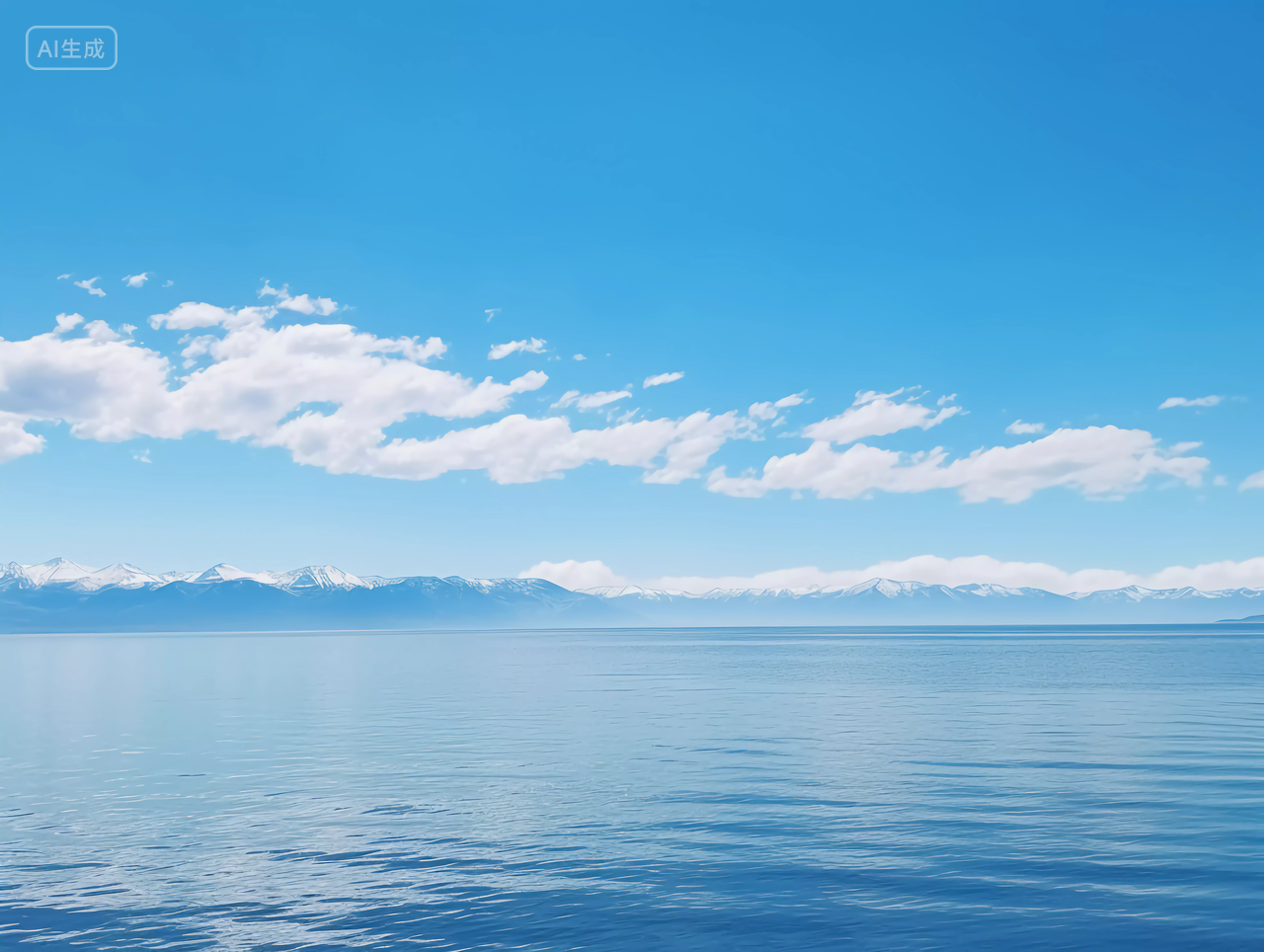 蓝天与海蓝天天空蓝色天空背景自然风景壁纸清新