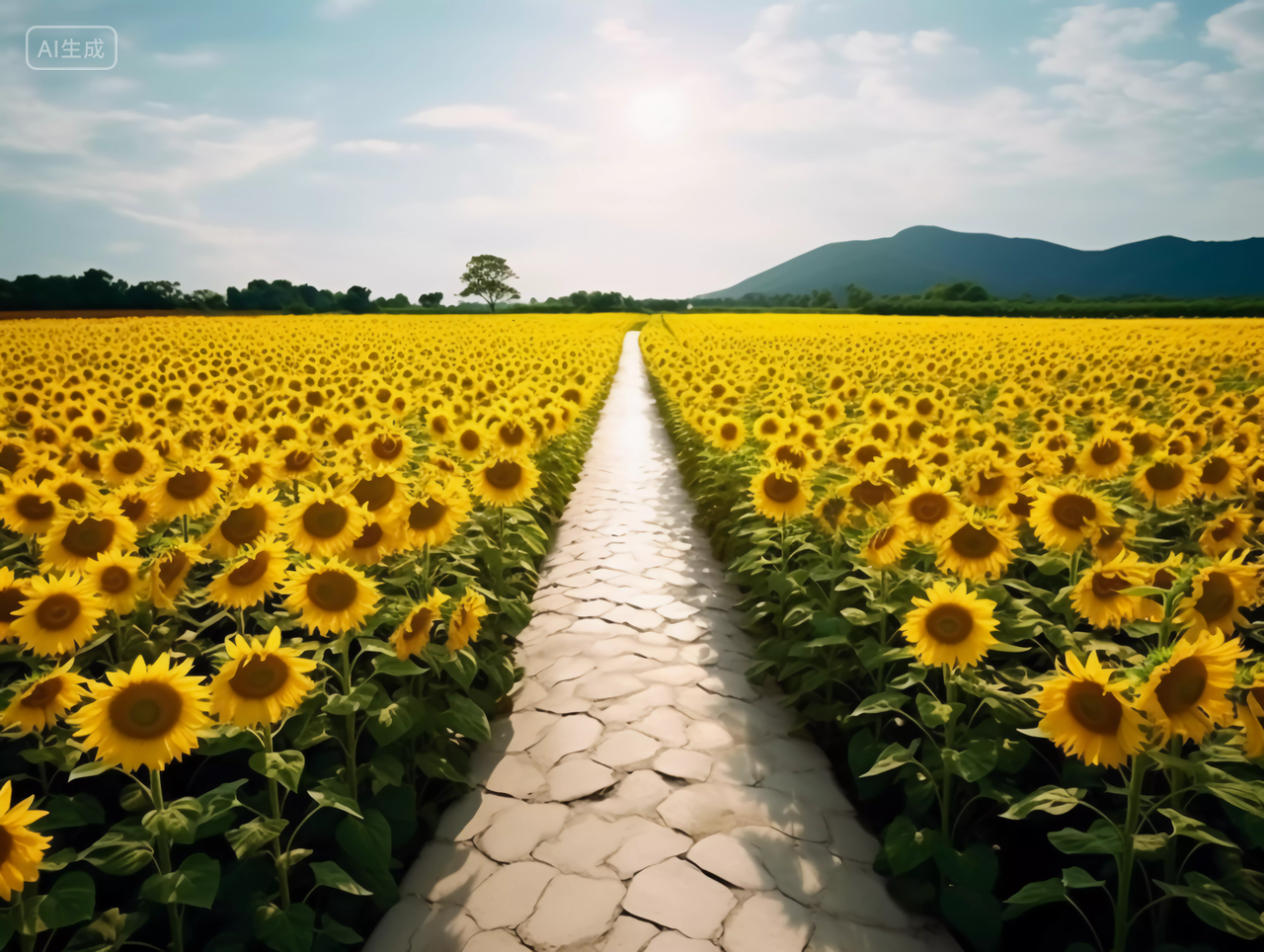 向日葵花朵清新美好希望鲜花花束向日葵花海唯美