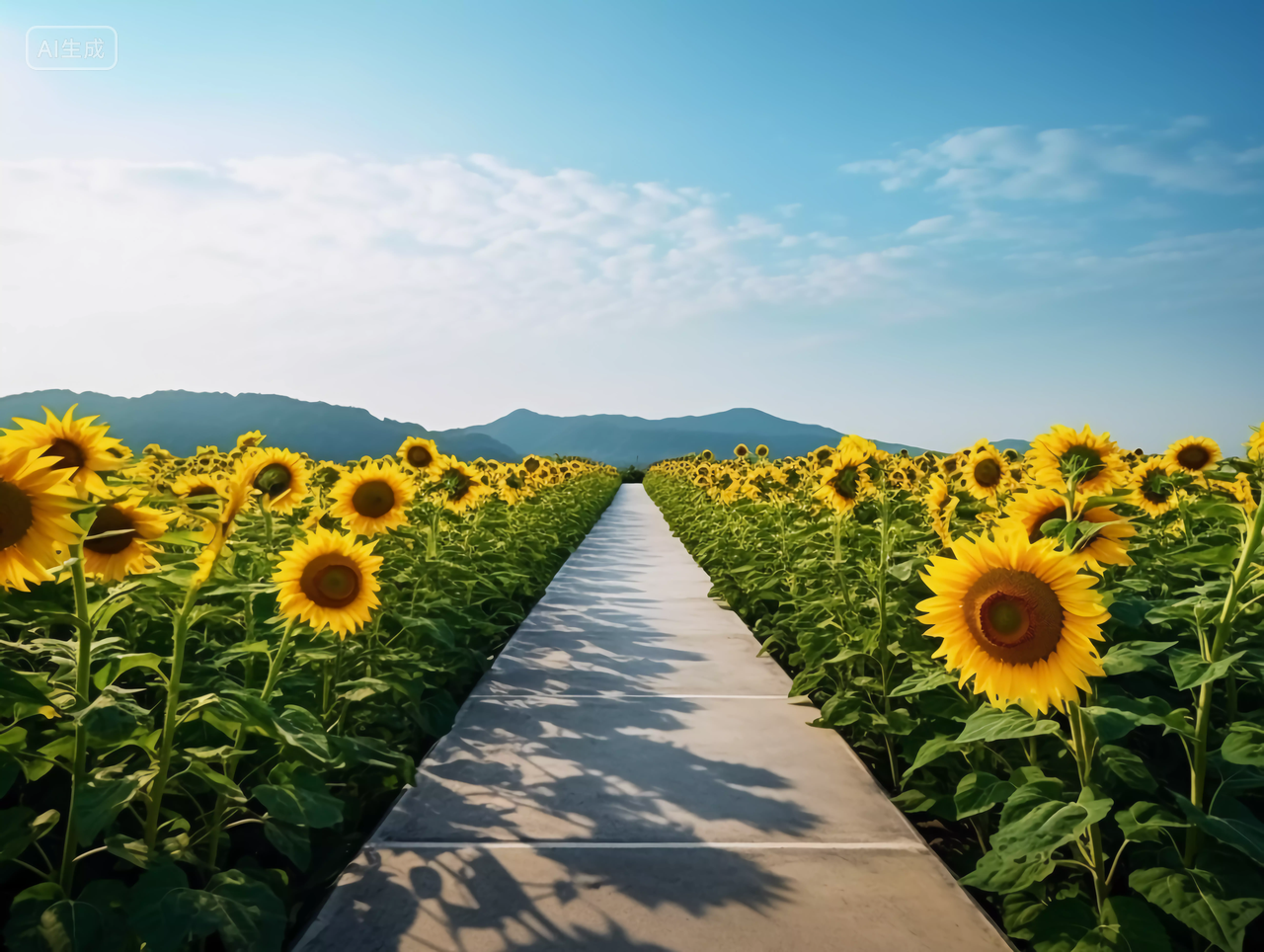向日葵花朵清新美好希望鲜花花束向日葵花海唯美
