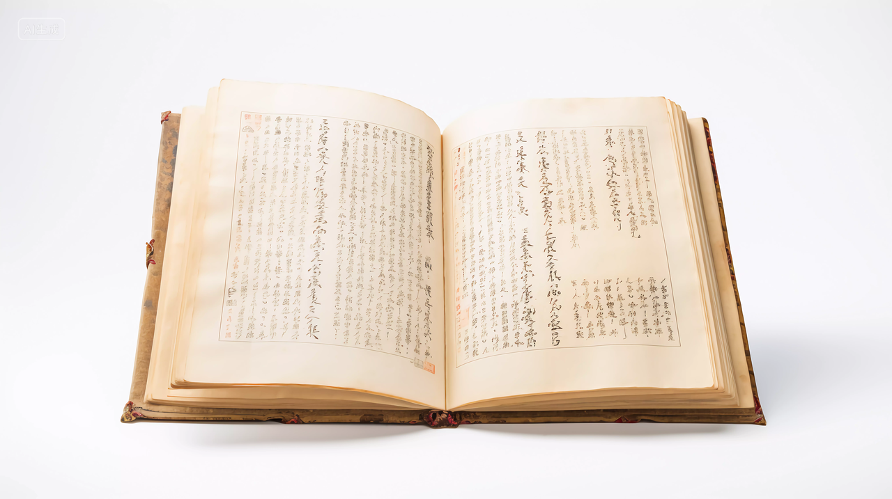 古书陈旧纸质泛黄暖色读书阅读学习世界读书日知识文化