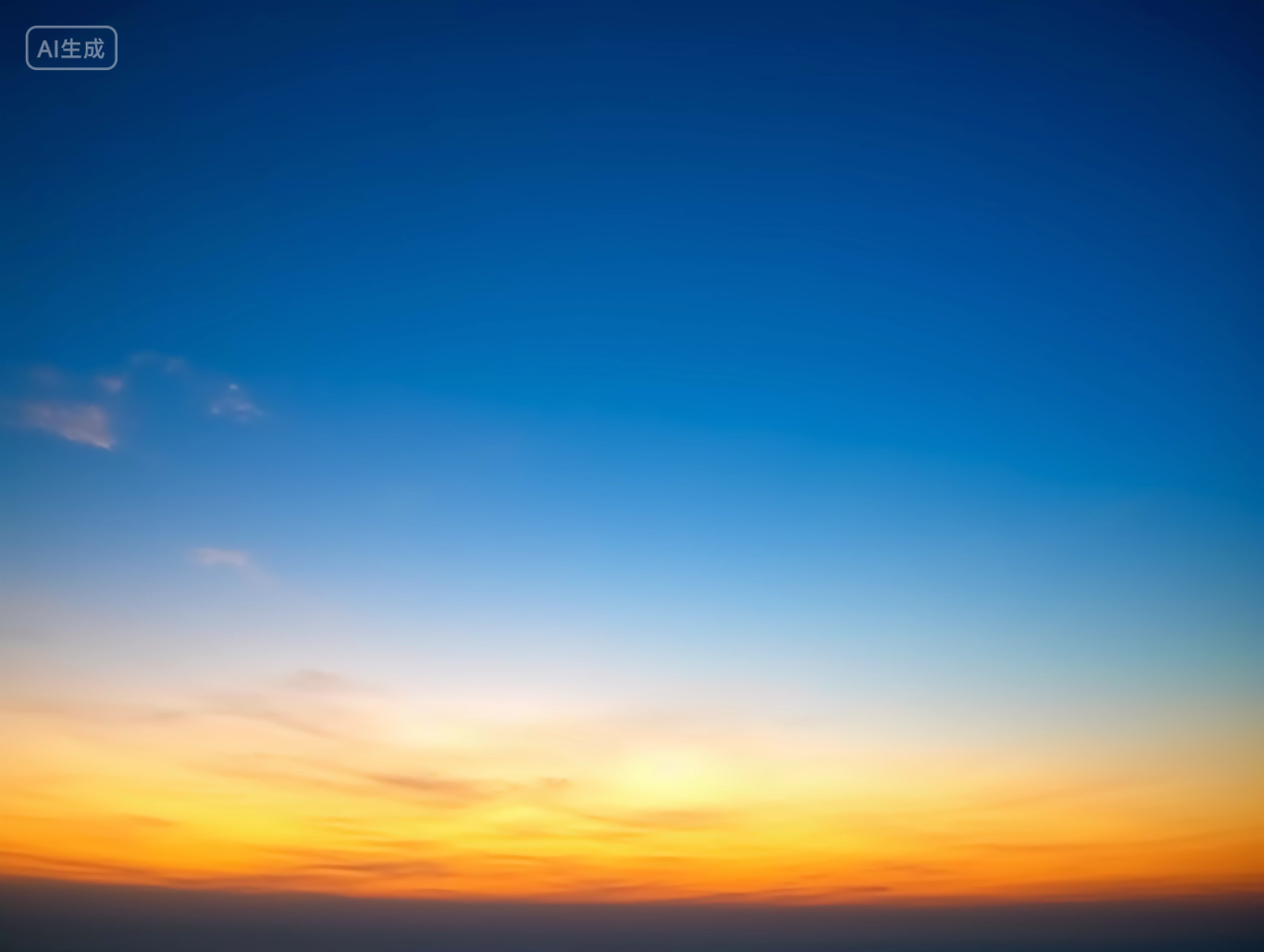 日升日落的蓝天颜色蓝天天空蓝色天空背景自然风景壁纸清新